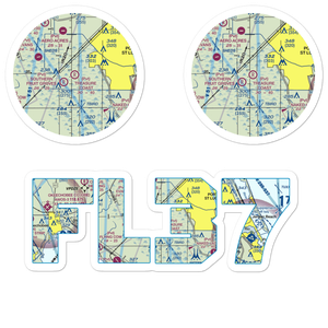 Treasure Coast Airpark (FL37) VFR Sectional Sticker Pack