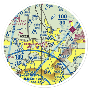 Geraci Airpark (FL35) VFR Sectional Sticker (20 mile)