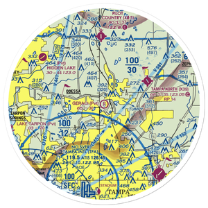 Geraci Airpark (FL35) VFR Sectional Sticker (30 mile)