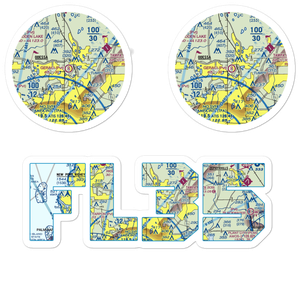 Geraci Airpark (FL35) VFR Sectional Sticker Pack