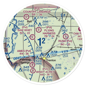 Watson Flight Strip (FL33) VFR Sectional Sticker (20 mile)