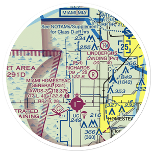 Mjd STOLport (FL31) VFR Sectional Sticker (20 mile)