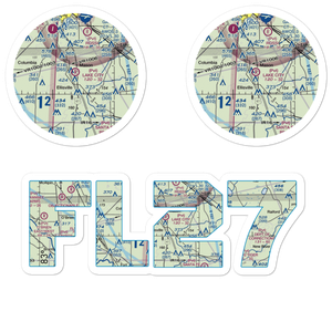 Lake City Airpark (FL27) VFR Sectional Sticker Pack