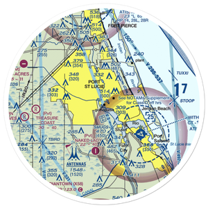 Kitching Cove Seaplane Base (FL26) VFR Sectional Sticker (30 mile)