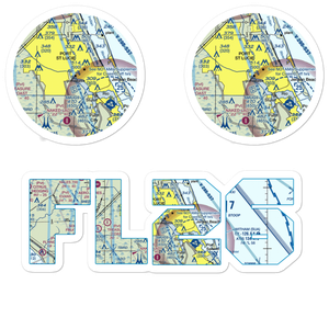 Kitching Cove Seaplane Base (FL26) VFR Sectional Sticker Pack