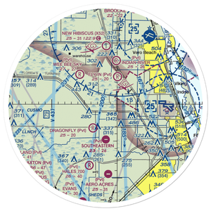 Strazzulla Groves Airport (FL23) VFR Sectional Sticker (30 mile)