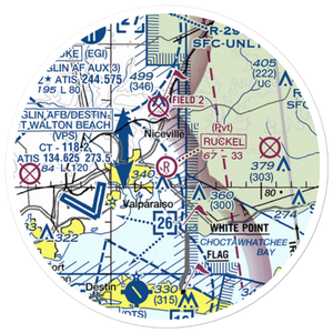 Ruckel Airport (FL17) VFR Sectional Sticker (20 mile)