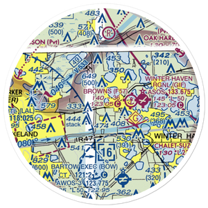 Market World Airport (FL16) VFR Sectional Sticker (20 mile)