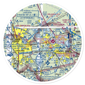 Market World Airport (FL16) VFR Sectional Sticker (30 mile)