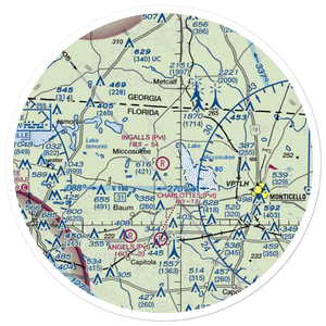 Ingalls Field (FL12) VFR Sectional Sticker (30 mile)