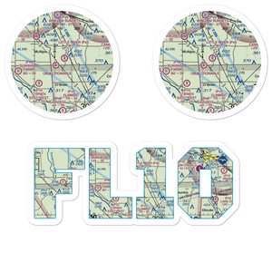 Little River Airport (FL10) VFR Sectional Sticker Pack