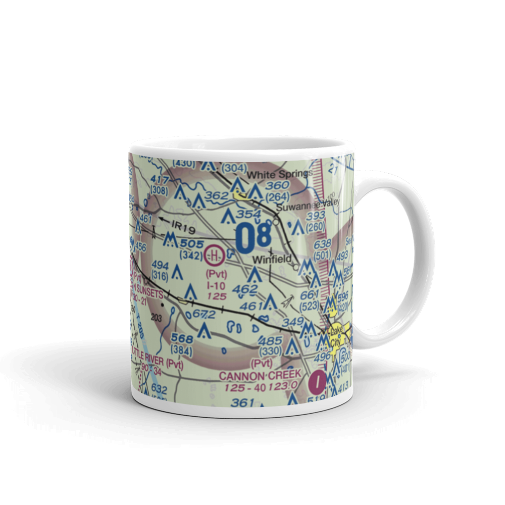 Wings N Sunsets LLC Airport (FL07) VFR Sectional  Mug 