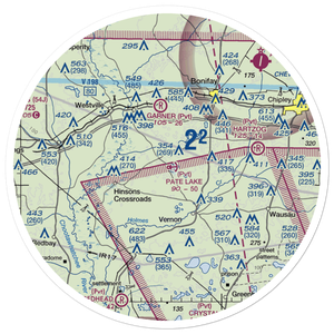Pate Lake Seaplane Base (FL04) VFR Sectional Sticker (30 mile)