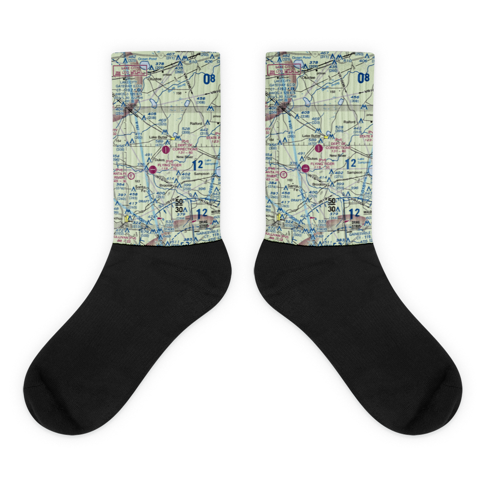 Department of Corrections Field (FL03) VFR Sectional Socks 