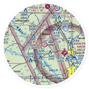 Crews Homestead Ranch Airport (FL01) VFR Sectional Sticker (20 mile)