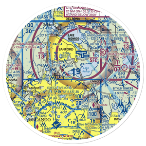 Ferguson Seaplane Base (FD98) VFR Sectional Sticker (30 mile)