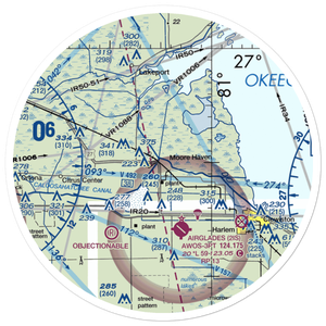 Hilliard's Private Airport (FD96) VFR Sectional Sticker (30 mile)