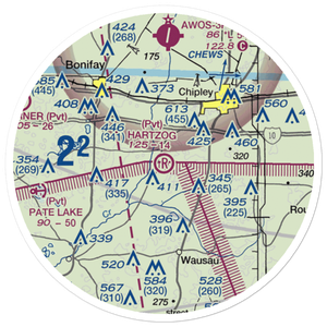 Hartzog Field (FD94) VFR Sectional Sticker (20 mile)
