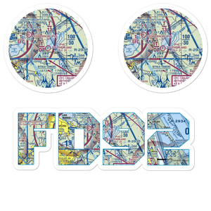 Southerland Strip (FD92) VFR Sectional Sticker Pack