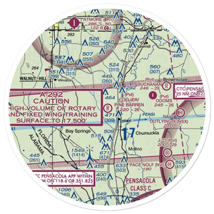 Collier/Pine Barren Airpark (FD89) VFR Sectional Sticker (30 mile)