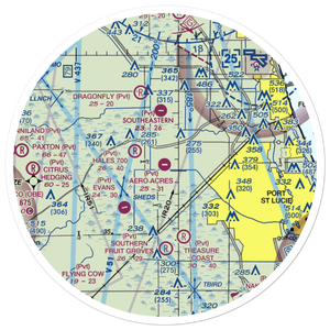 Aero Acres Airport (FD88) VFR Sectional Sticker (30 mile)