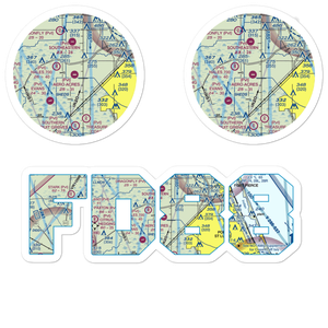 Aero Acres Airport (FD88) VFR Sectional Sticker Pack