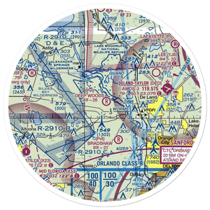 Deep Woods Ranch Airport (FD86) VFR Sectional Sticker (30 mile)