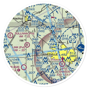 Gleim Field (FD81) VFR Sectional Sticker (20 mile)