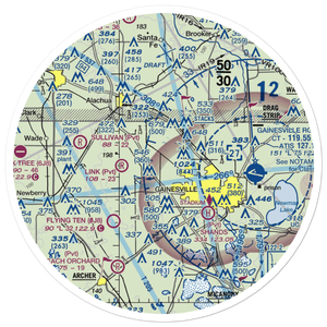 Gleim Field (FD81) VFR Sectional Sticker (30 mile)