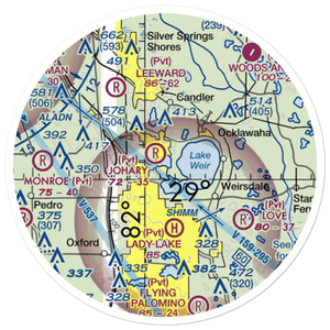 Jordan Seaplane Base (FD79) VFR Sectional Sticker (20 mile)