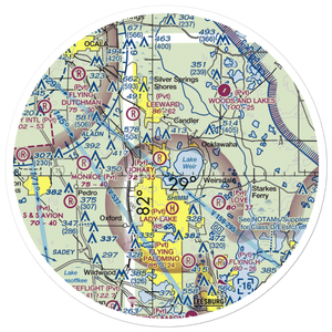 Jordan Seaplane Base (FD79) VFR Sectional Sticker (30 mile)