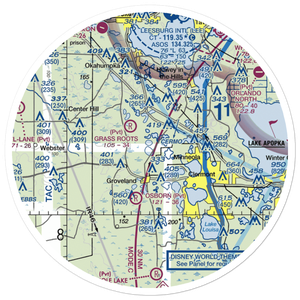 Kennedy Seaplane Base (FD78) VFR Sectional Sticker (30 mile)