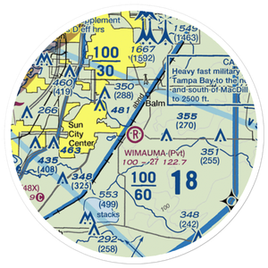 Wimauma Air Park (FD77) VFR Sectional Sticker (20 mile)