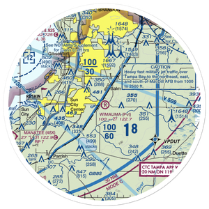 Wimauma Air Park (FD77) VFR Sectional Sticker (30 mile)