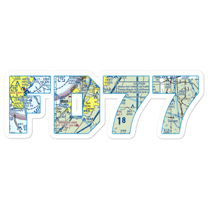 Wimauma Air Park (FD77) VFR Sectional Sticker