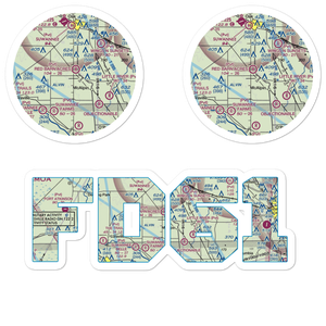Wright Farms Airport (FD61) VFR Sectional Sticker Pack
