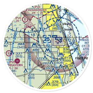 Baggett STOLport (FD57) VFR Sectional Sticker (20 mile)