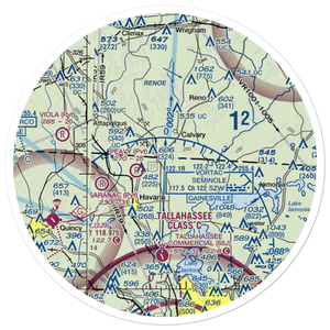 Rutten Dusting Strip (FD55) VFR Sectional Sticker (30 mile)