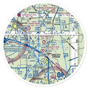 Cub Haven STOLport (FD53) VFR Sectional Sticker (30 mile)