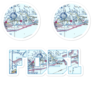 Summerland Key Cove Airport (FD51) VFR Sectional Sticker Pack