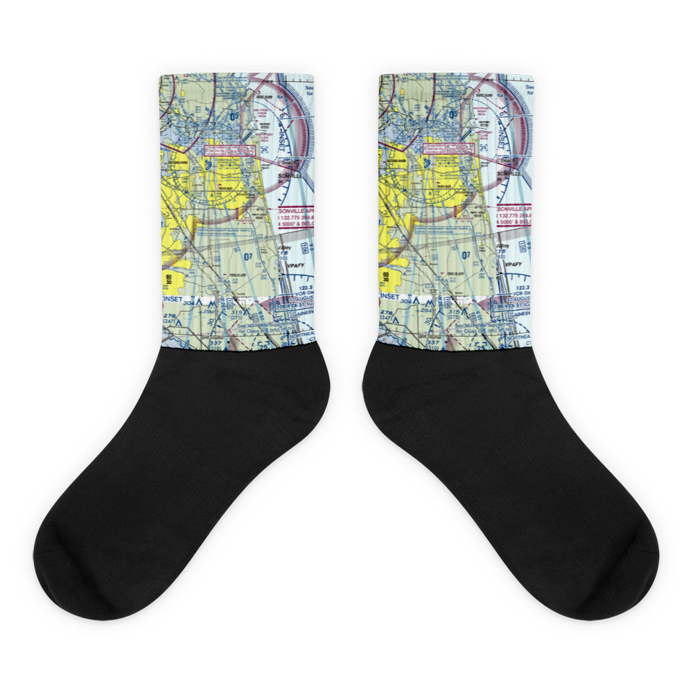 Deep Forest Airport (FD48) VFR Sectional Socks 