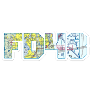 Deep Forest Airport (FD48) VFR Sectional Sticker