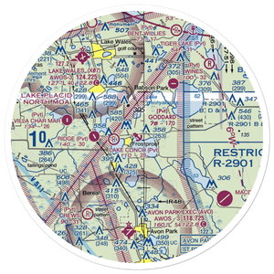 Goddard Seadrome Seaplane Base (FD46) VFR Sectional Sticker (30 mile)