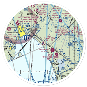 Flying Cow Air Ranch Airport (FD39) VFR Sectional Sticker (30 mile)