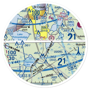 Gentry Airport (FD37) VFR Sectional Sticker (20 mile)