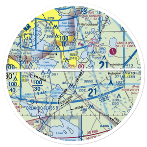 Gentry Airport (FD37) VFR Sectional Sticker (30 mile)