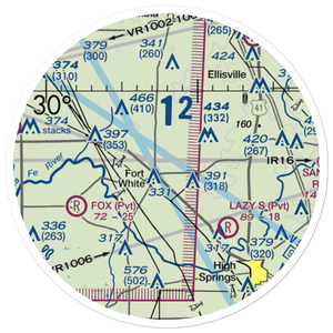 Bradley Airport (FD31) VFR Sectional Sticker (20 mile)