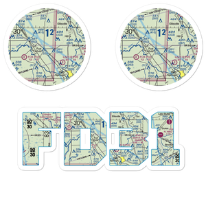 Bradley Airport (FD31) VFR Sectional Sticker Pack