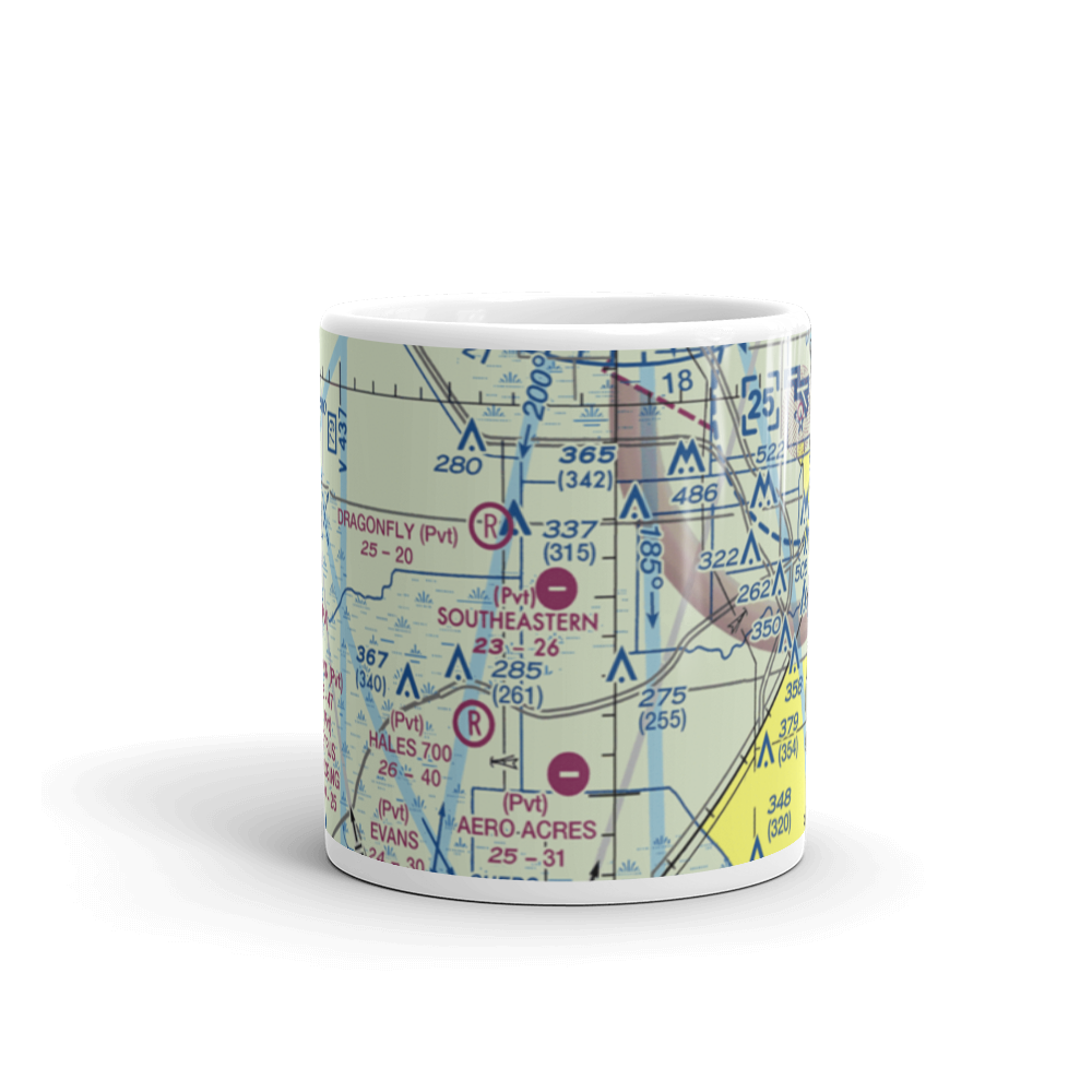 Southeastern Airport (FD30) VFR Sectional  Mug 