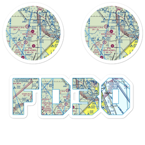 Southeastern Airport (FD30) VFR Sectional Sticker Pack